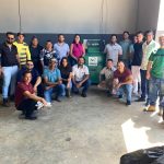 Consórcio COMAR capacita municípios para operação de máquina de triturar vidro